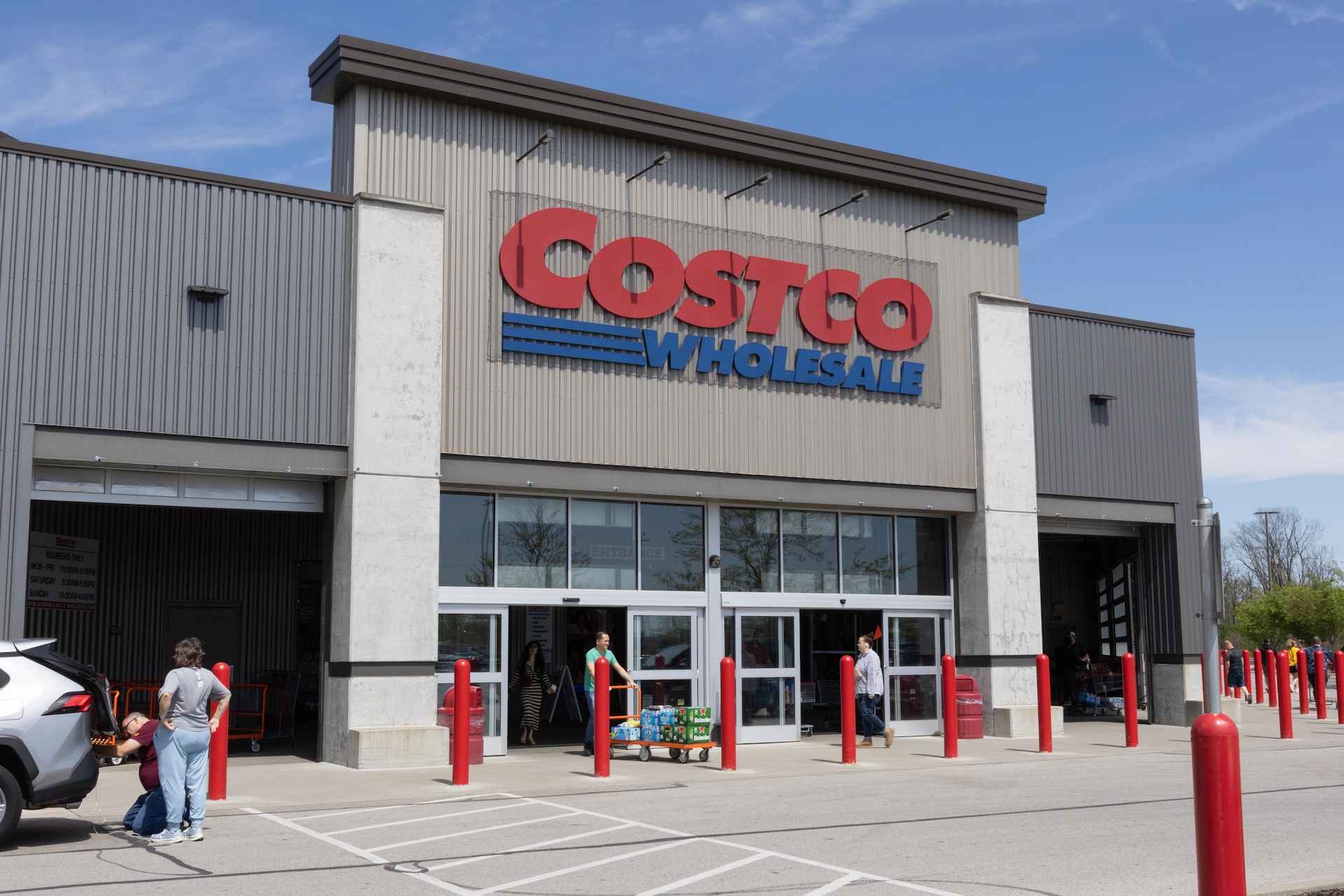 Taking a long walk in the AC at Costco