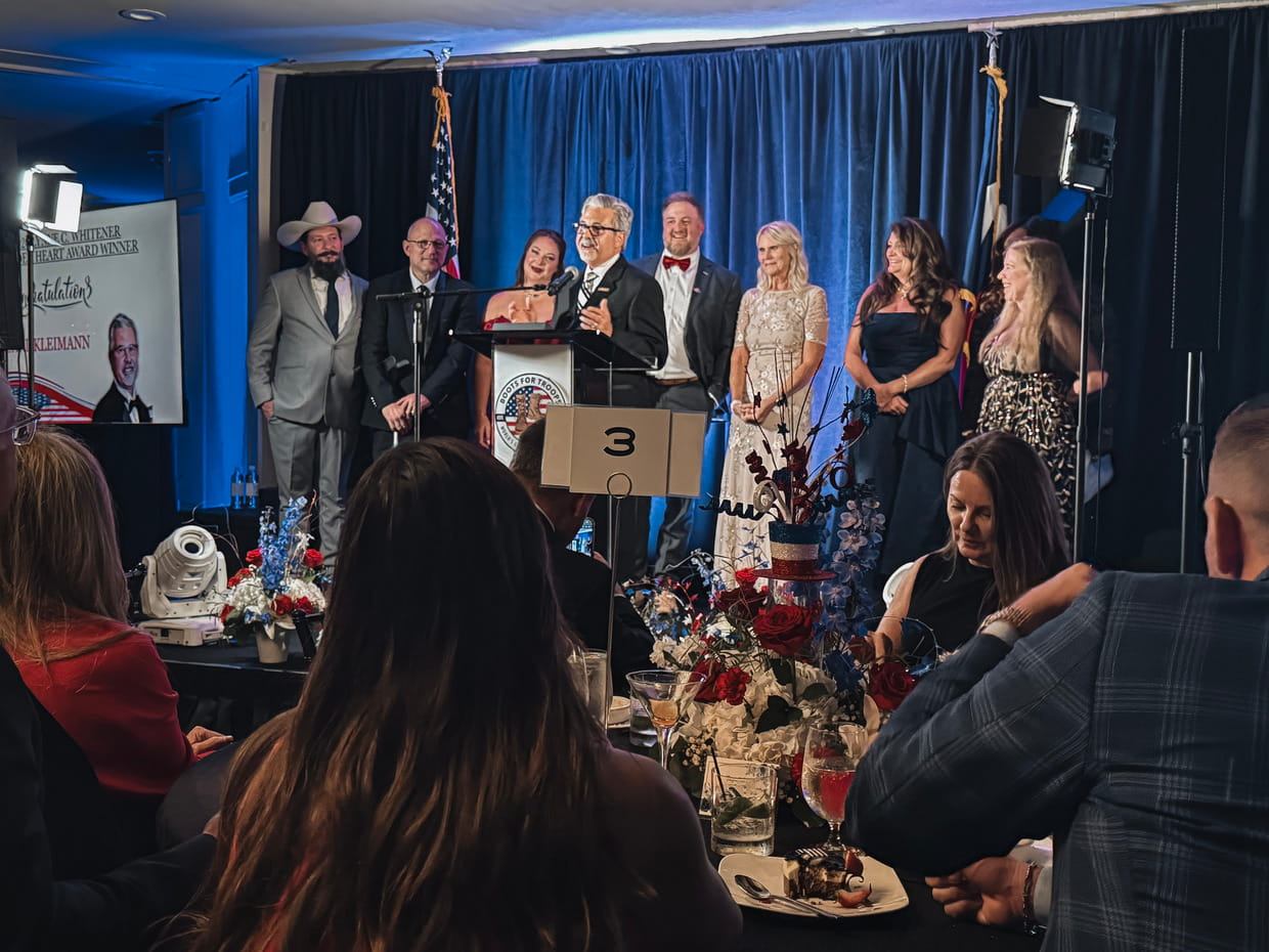 Carl Kleimann Award Winner Boots for Troops